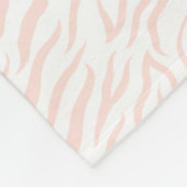 Couverture Polaire Fleece Blanket - Pink Animal Print Pattern (Coin)