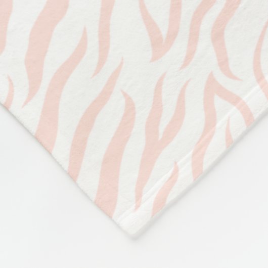 Couverture Polaire Fleece Blanket - Pink Animal Print Pattern (Coin)