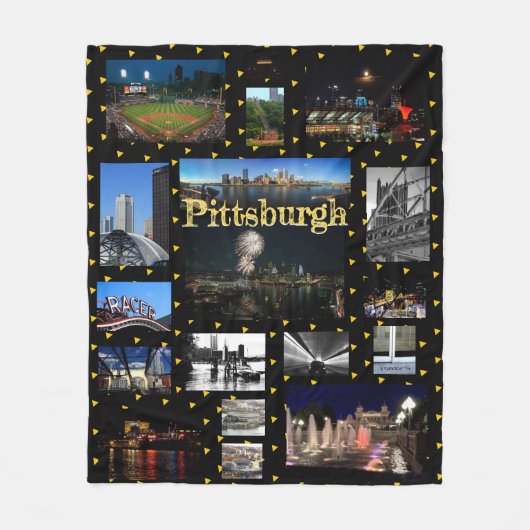 Couverture Polaire Fleece Blanket Pittsburgh Photo (Devant)