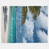 Couverture Polaire Fleece Blanket/Plage (Devant (Horizontal))