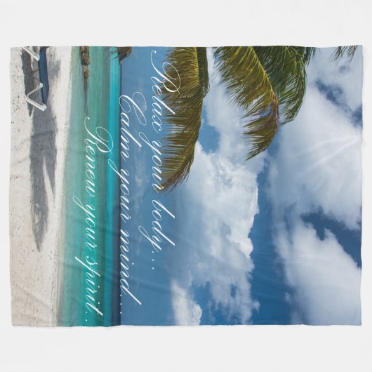Couverture Polaire Fleece Blanket/Plage (Devant (Horizontal))