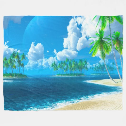 Couverture Polaire Fleece Blanket/Plage (Devant (Horizontal))
