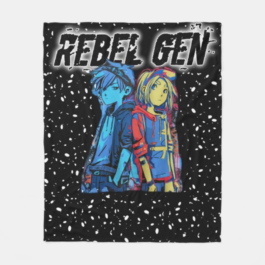 Couverture Polaire Fleece Blanket Rebellion78 Rebel Gen  (Devant)