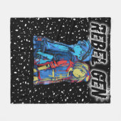Couverture Polaire Fleece Blanket Rebellion78 Rebel Gen  (Devant (Horizontal))