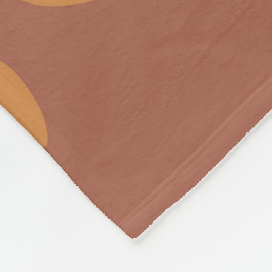 Couverture Polaire Fleece blanket with flower pattern (Coin)