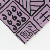 Couverture Polaire Fleece géométrique primitive (Coin)