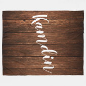 Couverture Polaire Fleece Jetons Grange Bois Pays Rustique (Devant (Horizontal))