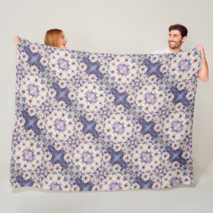 Couverture Polaire Fleece Lavande Blanche Faisière Faisceaux Africain