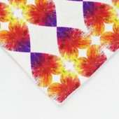 COUVERTURE POLAIRE FLEECE MULTI COLORED BLANKET. (Coin)