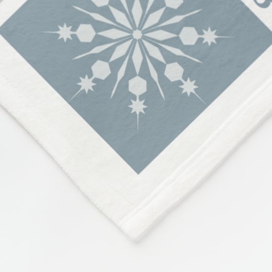 Couverture Polaire Fleece multilingue "Joyeuses Fêtes" (Coin)