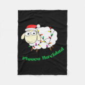 Couverture Polaire Fleece Navidad - Christmas Sheep Long Sleeve (Devant)