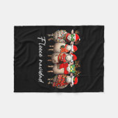 Couverture Polaire Fleece Navidad Christmas Spanish Sheep Santa Sheep (Devant (Horizontal))