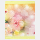 Couverture Polaire Fleur (Devant)