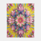 Couverture Polaire fleur (Devant)
