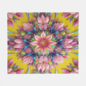 Couverture Polaire fleur (Devant (Horizontal))
