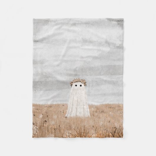 Couverture Polaire Fleur (Devant)