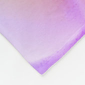 Couverture Polaire Fleur blanche jaune (Coin)