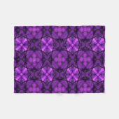 Couverture Polaire Fleur crépusculaire (Devant (Horizontal))