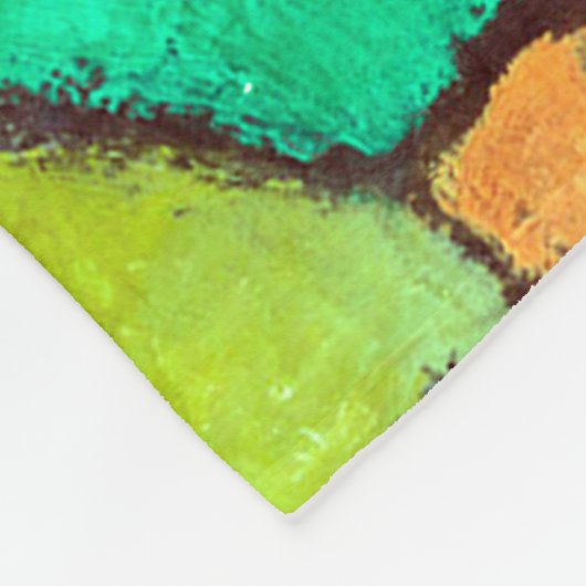 Couverture Polaire Fleur dans la vallée, Klee (Coin)