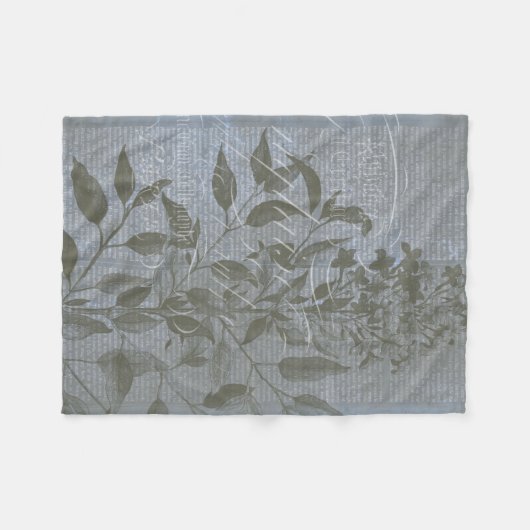 Couverture Polaire Fleur de Bleu I (Devant (Horizontal))