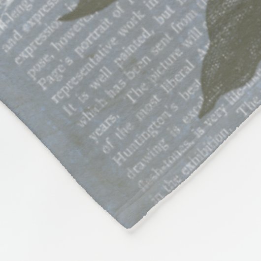 Couverture Polaire Fleur de Bleu I (Coin)