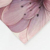 Couverture Polaire Fleur de cerise (Coin)