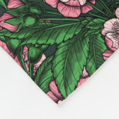 Couverture Polaire Fleur de cerisier 2 (Coin)