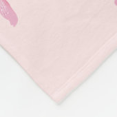 Couverture Polaire Fleur de cerisiers - rose (Coin)