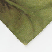 Couverture Polaire Fleur de chrysanthème mère florale (Coin)