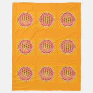 Couverture Polaire Fleur de la vie / Blume des Lebens - Mantra Moola