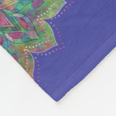 Couverture Polaire Fleur de la vie - Indien Mandala 7c (Coin)
