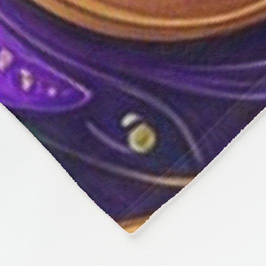 Couverture Polaire fleur de lis (Coin)