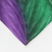 Couverture Polaire Fleur de lis Mardi Gras (Coin)