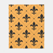 Couverture Polaire Fleur De Lis Motif (Devant)