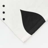 Couverture Polaire Fleur De Lis Motif (Coin)