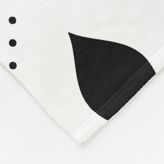 Couverture Polaire Fleur De Lis Motif (Coin)