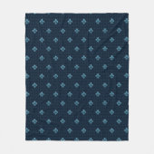 Couverture Polaire Fleur De Lis Pattern (Devant)