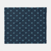 Couverture Polaire Fleur De Lis Pattern (Devant (Horizontal))