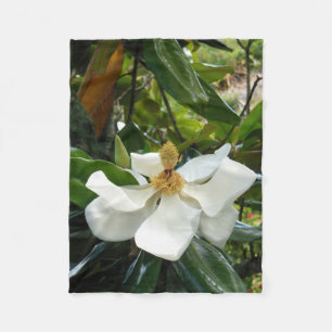 Couverture Polaire Fleur de magnolia
