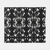 Couverture Polaire Fleur de minuit (Devant (Horizontal))