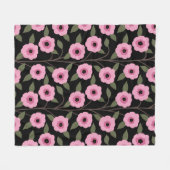 Couverture Polaire Fleur de prairie Fleur sauvage de printemps Jardin (Devant (Horizontal))