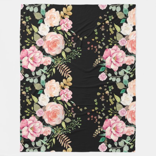 Couverture Polaire fleur de printemps (Devant)