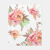 Couverture Polaire fleur de printemps (Devant)