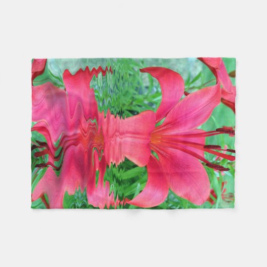 Couverture Polaire Fleur de vie (Devant (Horizontal))