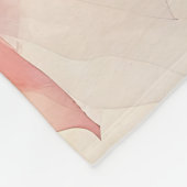 Couverture Polaire Fleur de vie - Peinture aquarelle (Coin)