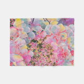 Couverture Polaire Fleur d'été Hydrangea en fleurs (Devant (Horizontal))