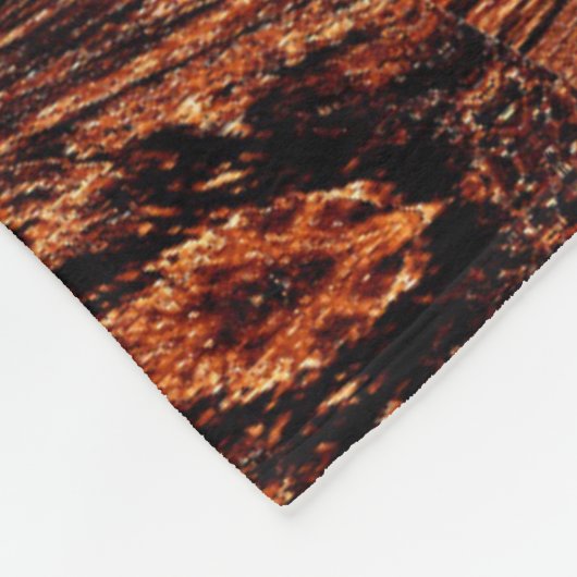 Couverture Polaire Fleur d'or de lumière (Coin)