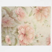 Couverture Polaire Fleur douce (Devant (Horizontal))
