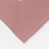 Couverture Polaire Fleur du mois de naissance, juillet Nom de la call (Coin)