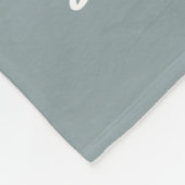 Couverture Polaire Fleur du mois de naissance, Mai Nom de la calligra (Coin)